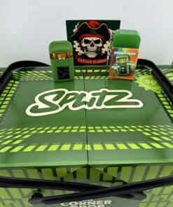 Splitz The Corner Drop Edition 2G Live Resin & Liquid Diamonds disposable vape with premium cannabis packaging.
