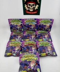 Golden Ticket SourDelic 3.5G mushroom infused gummies available in 10 flavours UK.