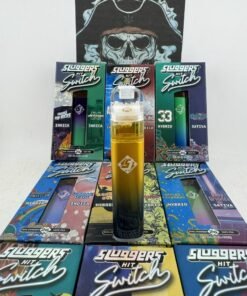 Sluggers Switch 2 Gram Disposable Vape made in house with 10 flavours available.